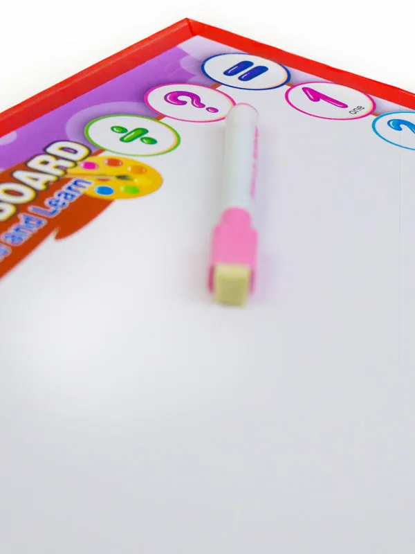 3D Educational Activity White Board Mathematics - Multicolor