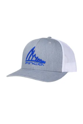 3D Trucker Hat in Gray / White