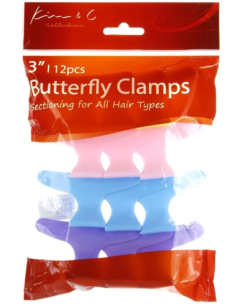 3" Butterfly Clamps - Assorted