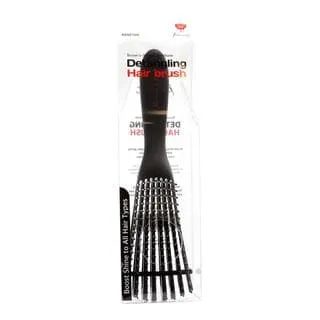 8 Row Detangling Hair Brush - Black