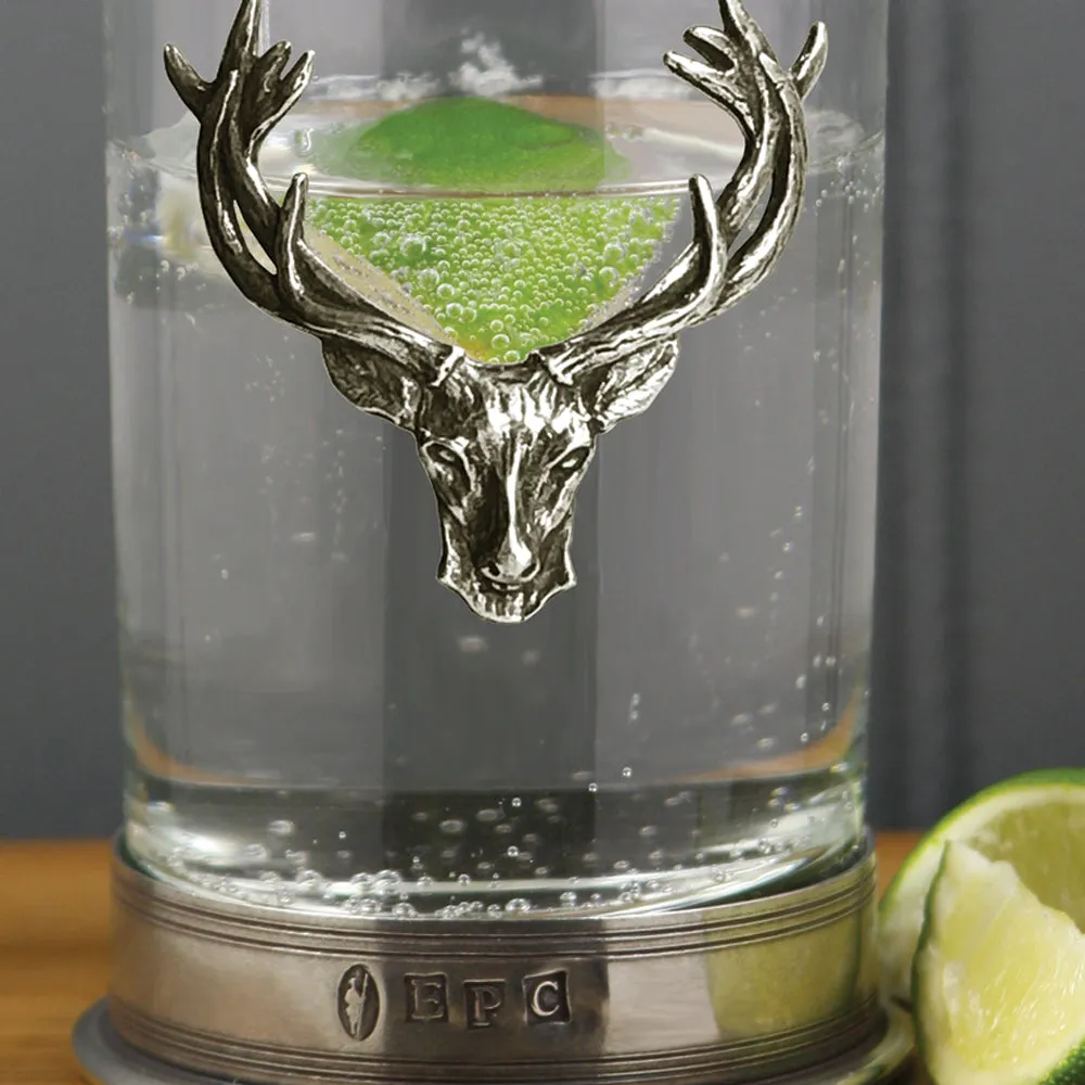 8oz Stag Head Highball Spirits Glass