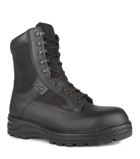 911, Black | 8" Leather & Ballistic Nylon Tactical Boots | Vibram TC4 