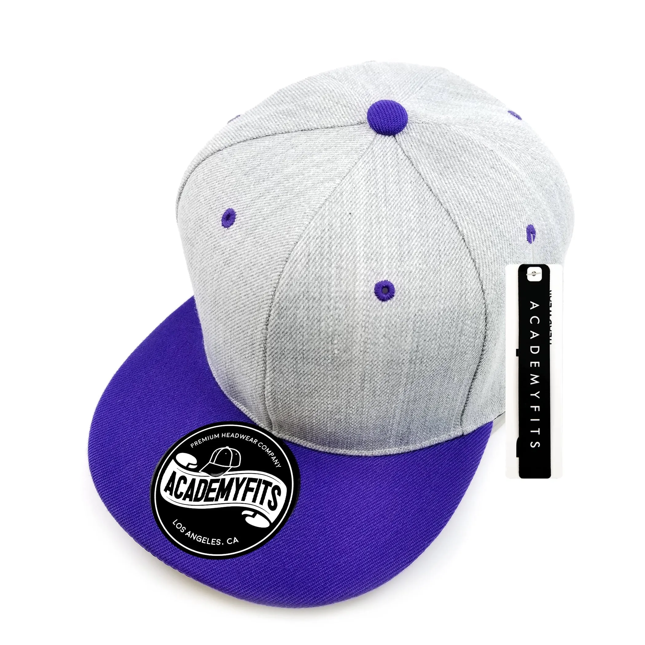 Academy Fits Snapback Heather Cap 1013