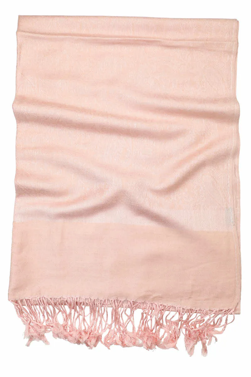 Achillea Blush Jacquard Pashmina Scarf