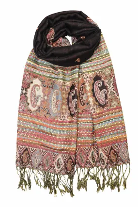 Achillea Bohemian Pashmina Ethnic Tribal Shawl Wrap Scarf