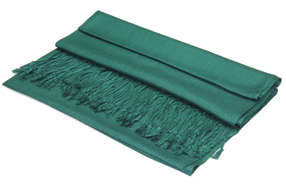 Achillea Emerald Green Pashmina Scarf