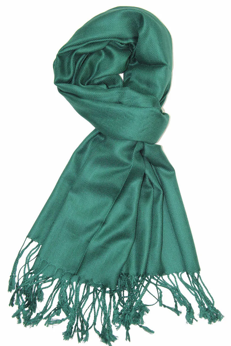 Achillea Emerald Green Pashmina Scarf