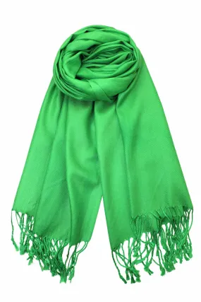 Achillea Kelly Green Pashmina Scarf