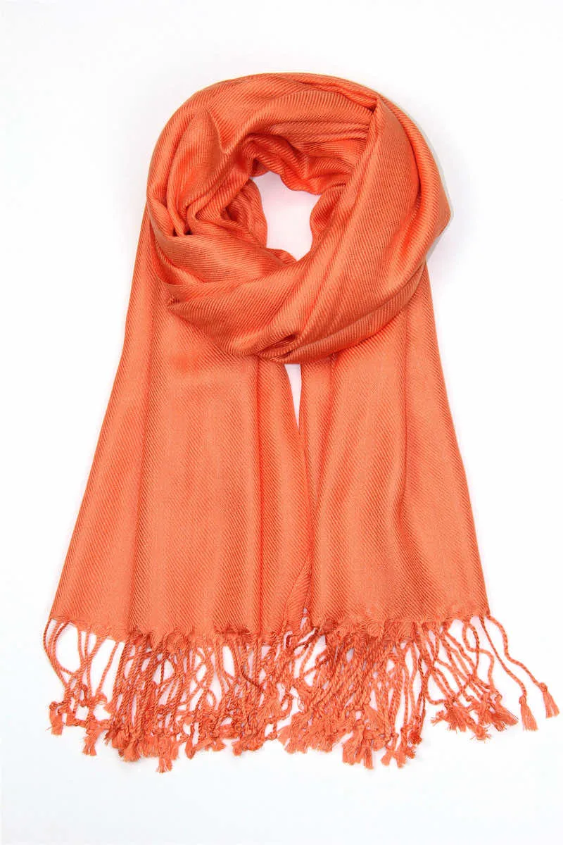 Achillea Large Soft Silky Pashmina Shawl Wrap Scarf in Solid Colors (35 Colors) Group 2