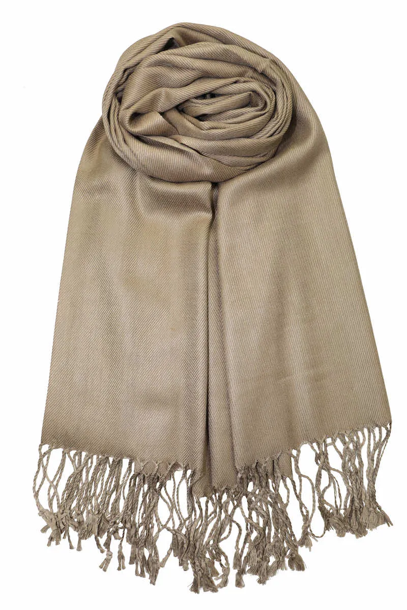 Achillea Large Soft Silky Pashmina Shawl Wrap Scarf in Solid Colors (35 Colors) Group 2