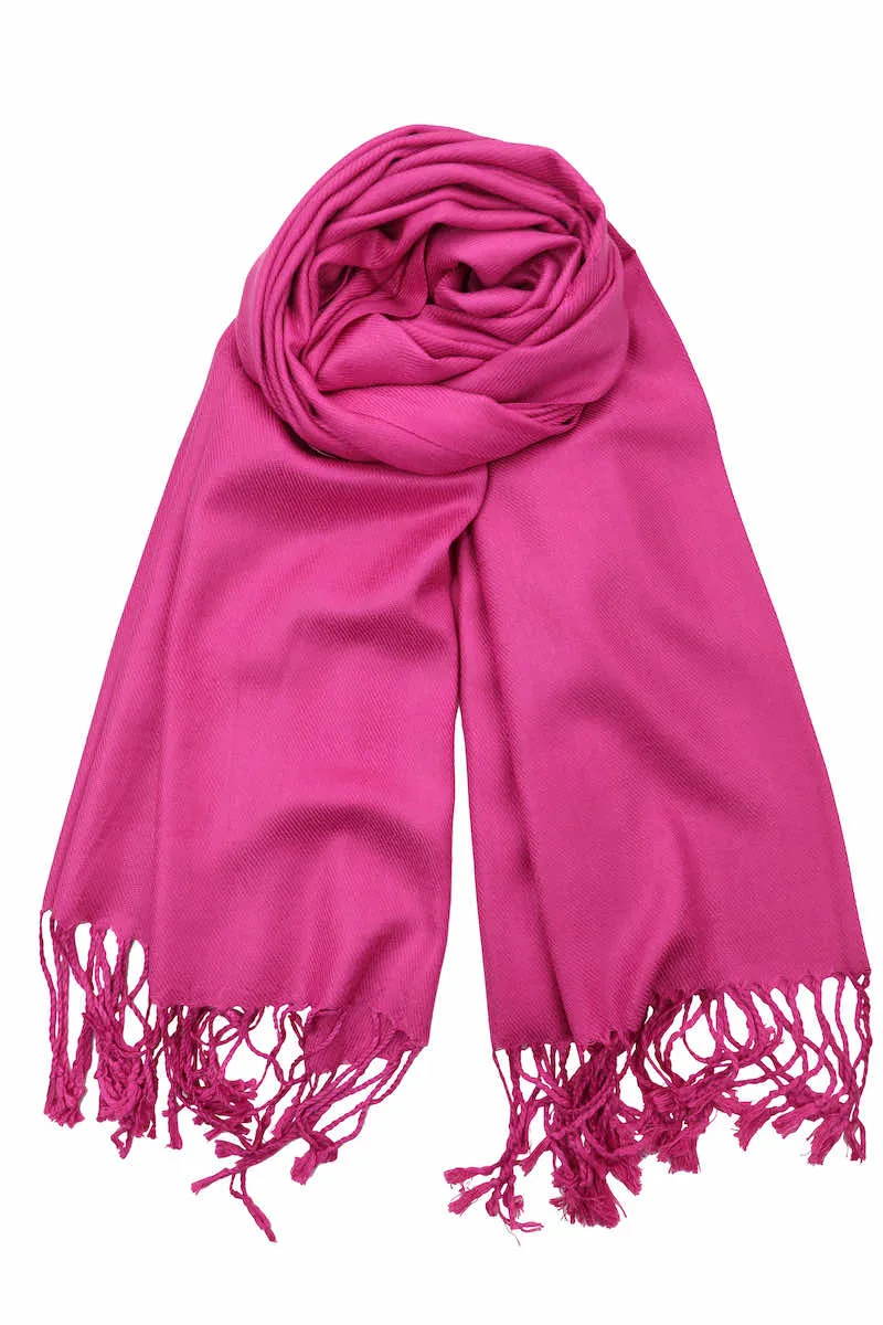 Achillea Large Soft Silky Pashmina Shawl Wrap Scarf in Solid Colors (35 Colors) Group 2