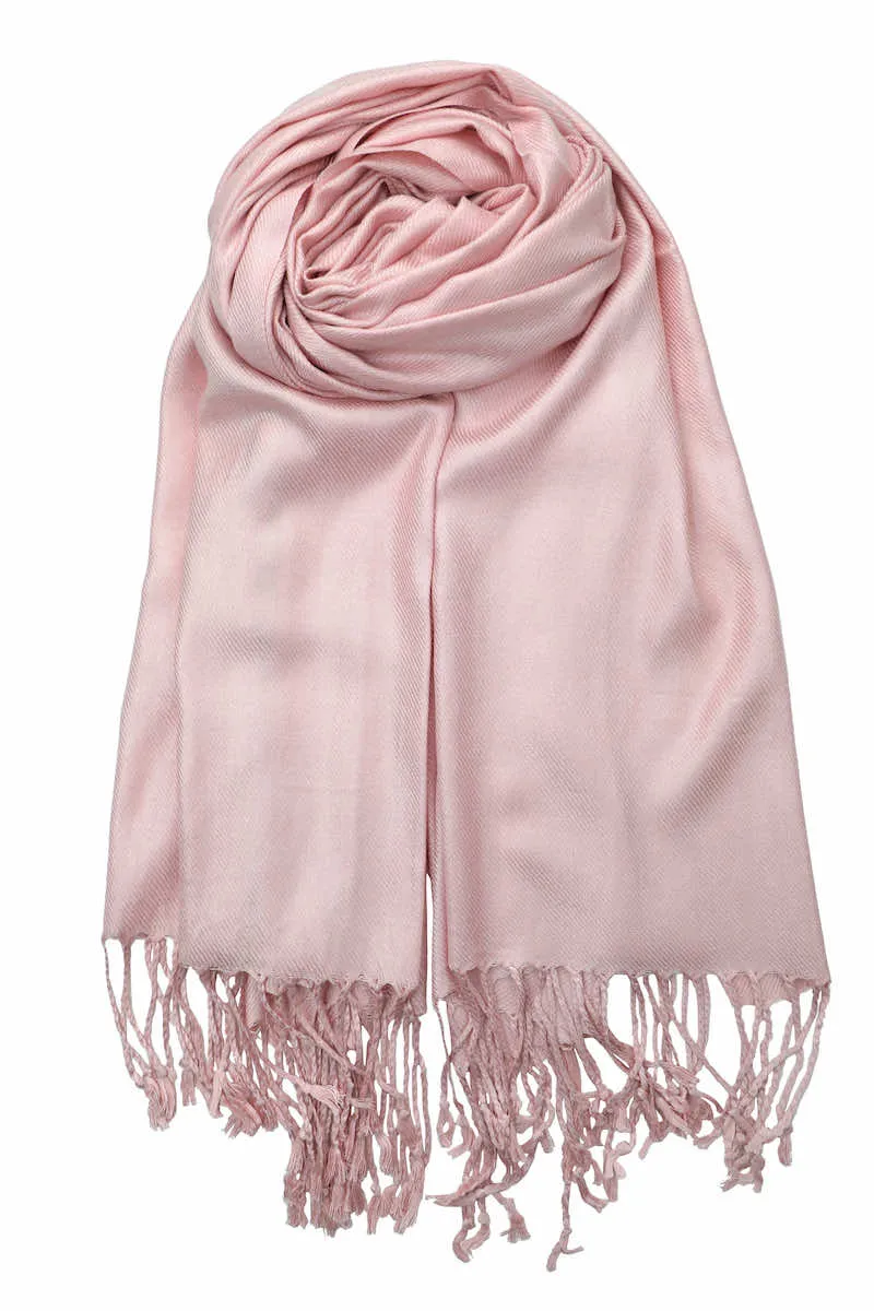 Achillea Large Soft Silky Pashmina Shawl Wrap Scarf in Solid Colors (35 Colors) Group 2