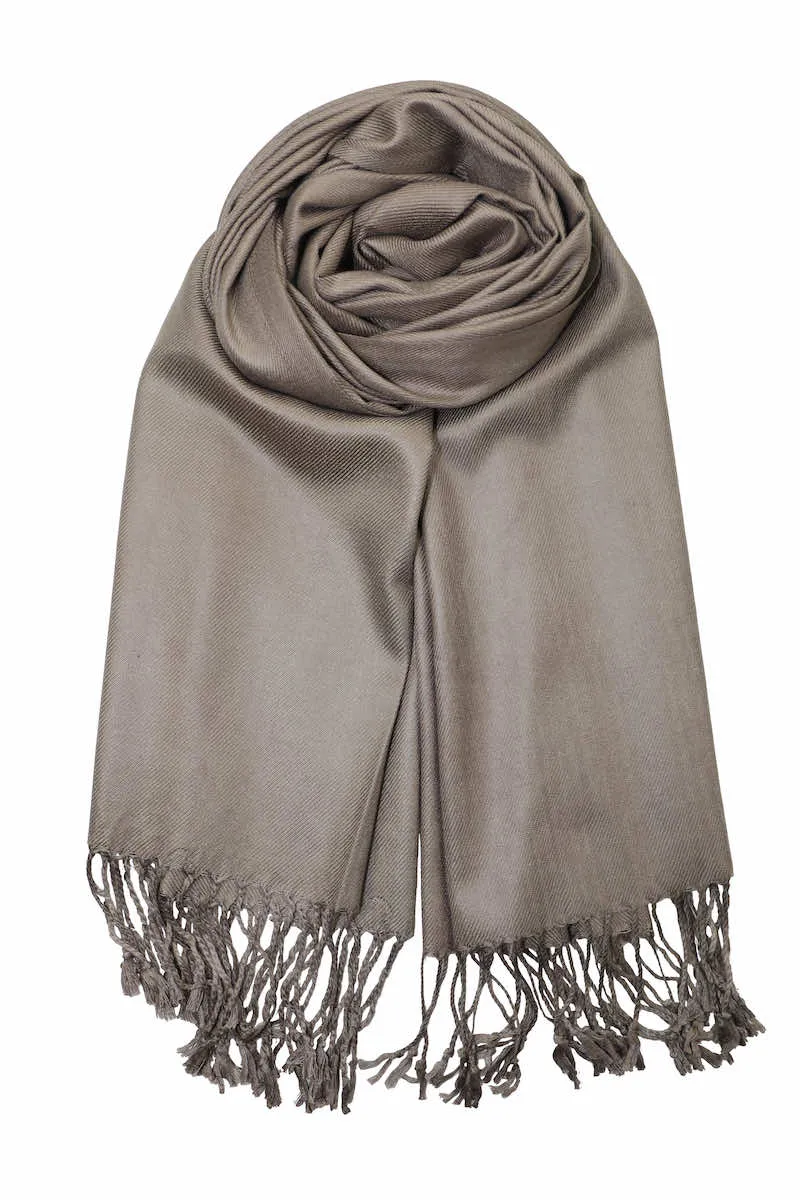 Achillea Large Soft Silky Pashmina Shawl Wrap Scarf in Solid Colors (35 Colors) Group 2