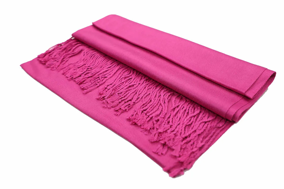 Achillea Magenta Pashmina Scarf