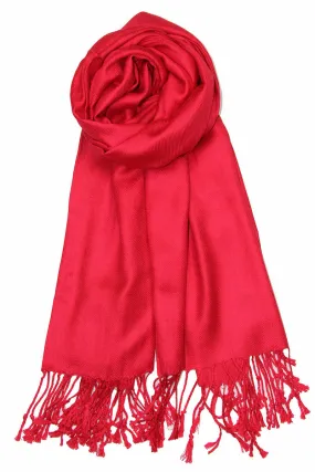 Achillea Red Pashmina Scarf