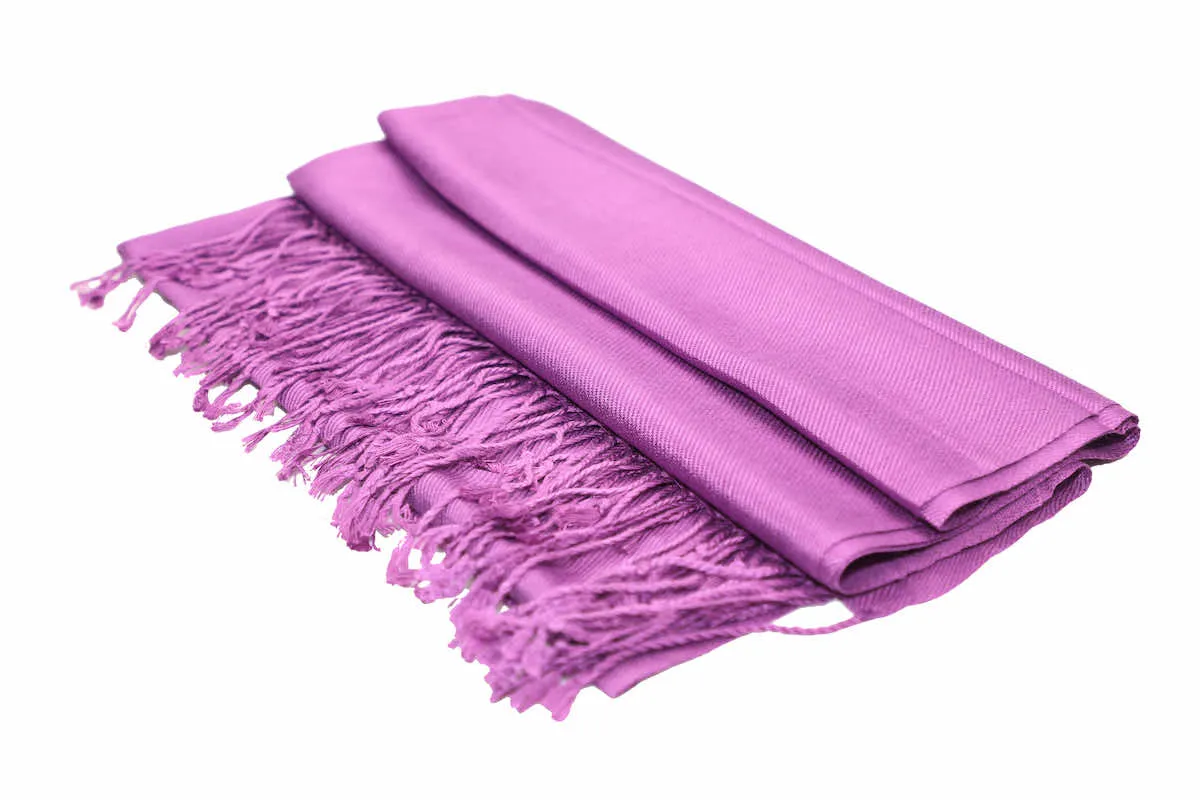 Achillea Violet Pashmina Scarf