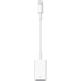 Adaptador de conector Lightning a USB para cámaras