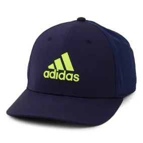 Adidas Golf Tour Fitted Baseball Cap - Navy-Yellow