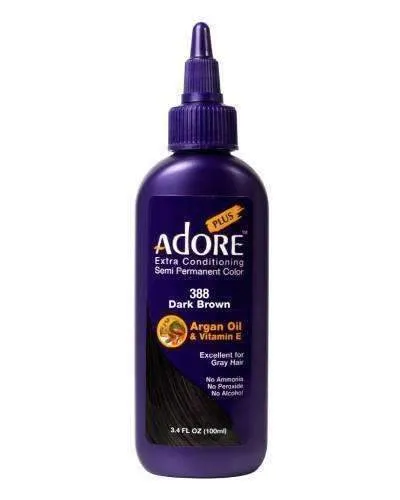 Adore Plus Hair Color For Gray Hair - 388 Dark Brown