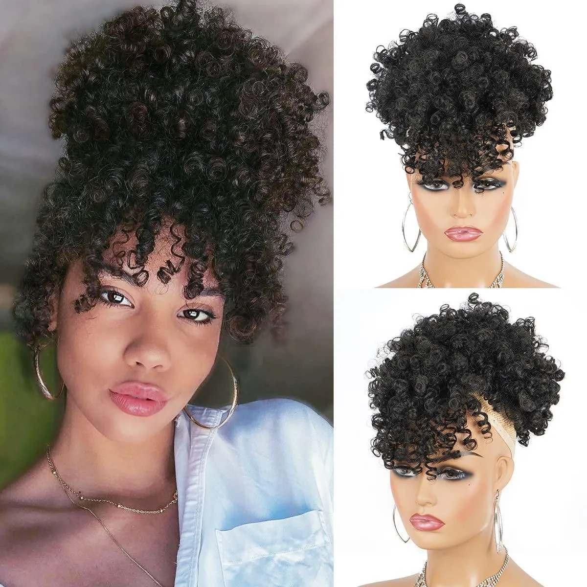 Afro Puff Drawstring Ponytail