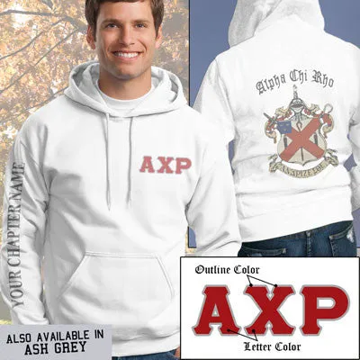 Alpha Chi Rho Crest Hoodie - G185 - SUB