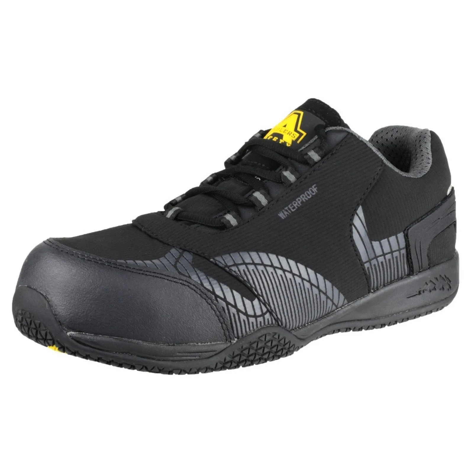 Amblers Safety Waterproof Metal Free Non Leather Safety Trainers