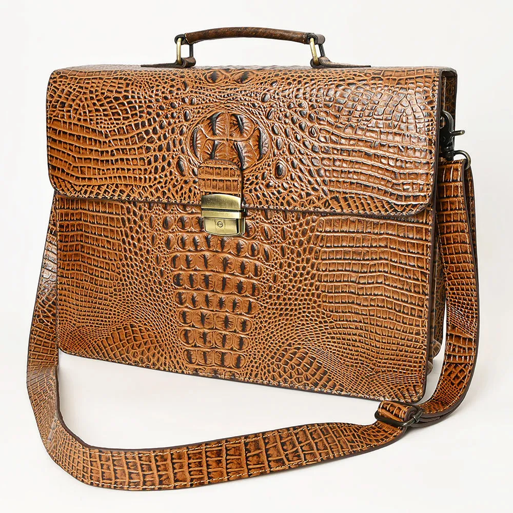 American Darling Cross Body Crocodile Embossed Genuine Leather - ADBG1430