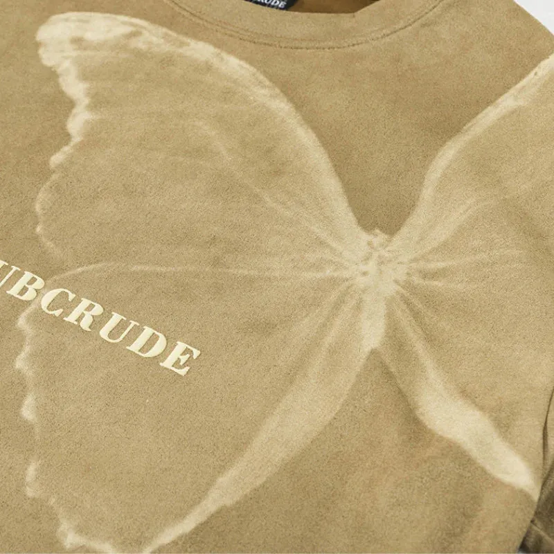 American Street Butterfly Suede T-shirt