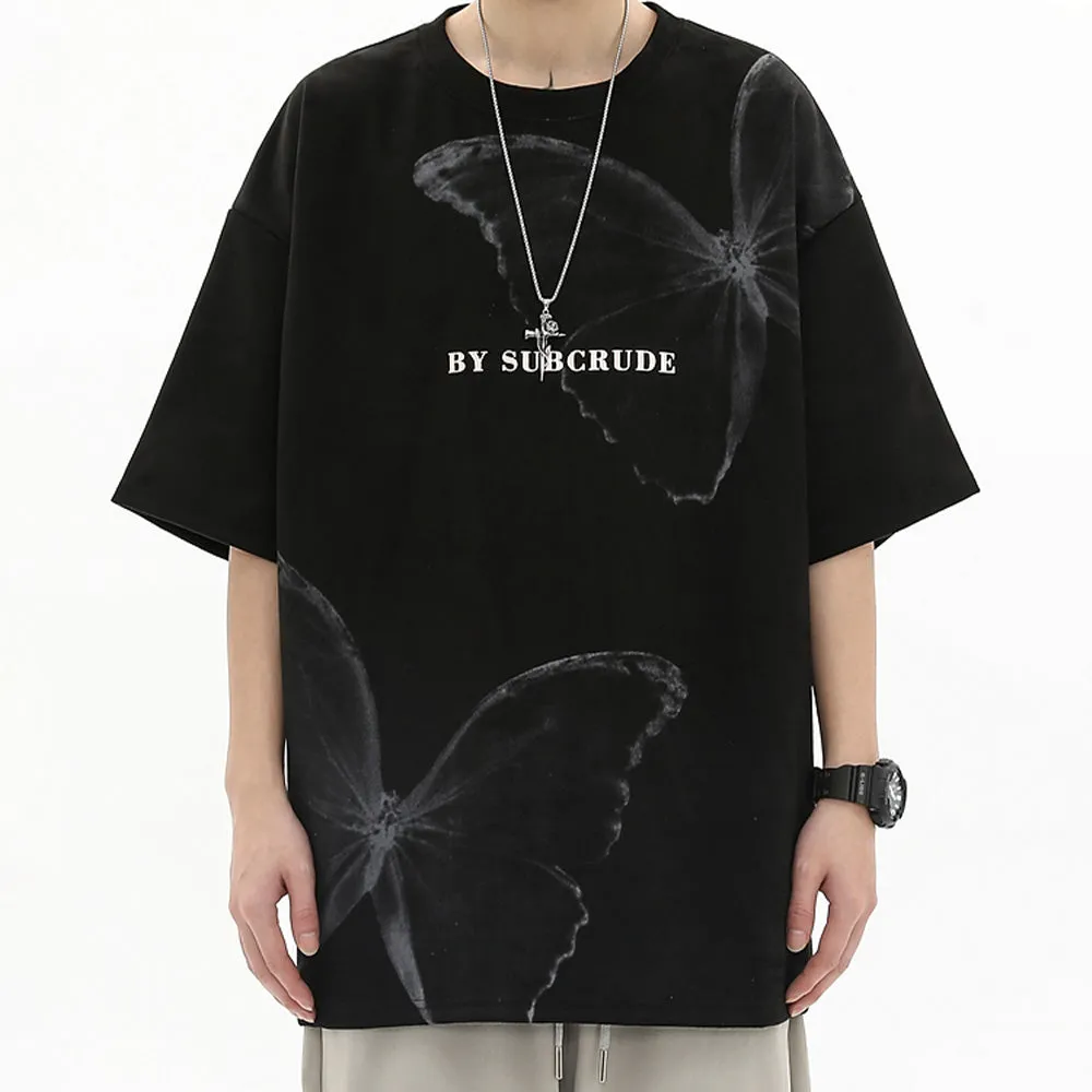 American Street Butterfly Suede T-shirt