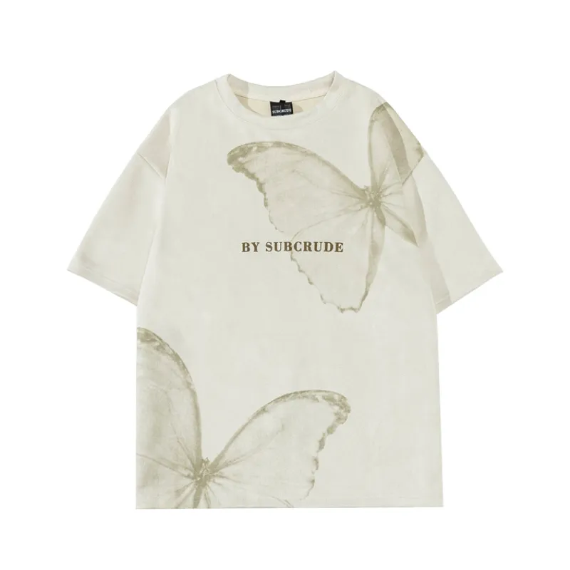 American Street Butterfly Suede T-shirt