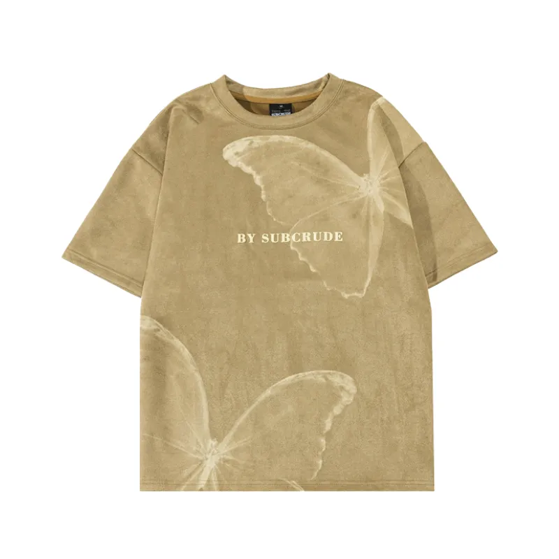 American Street Butterfly Suede T-shirt