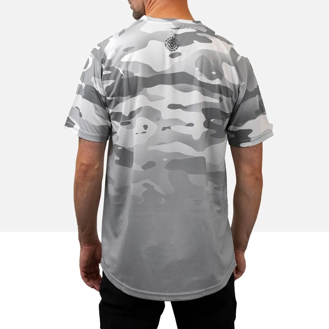 Arctic Camo Short Sleeve MTB Jersey