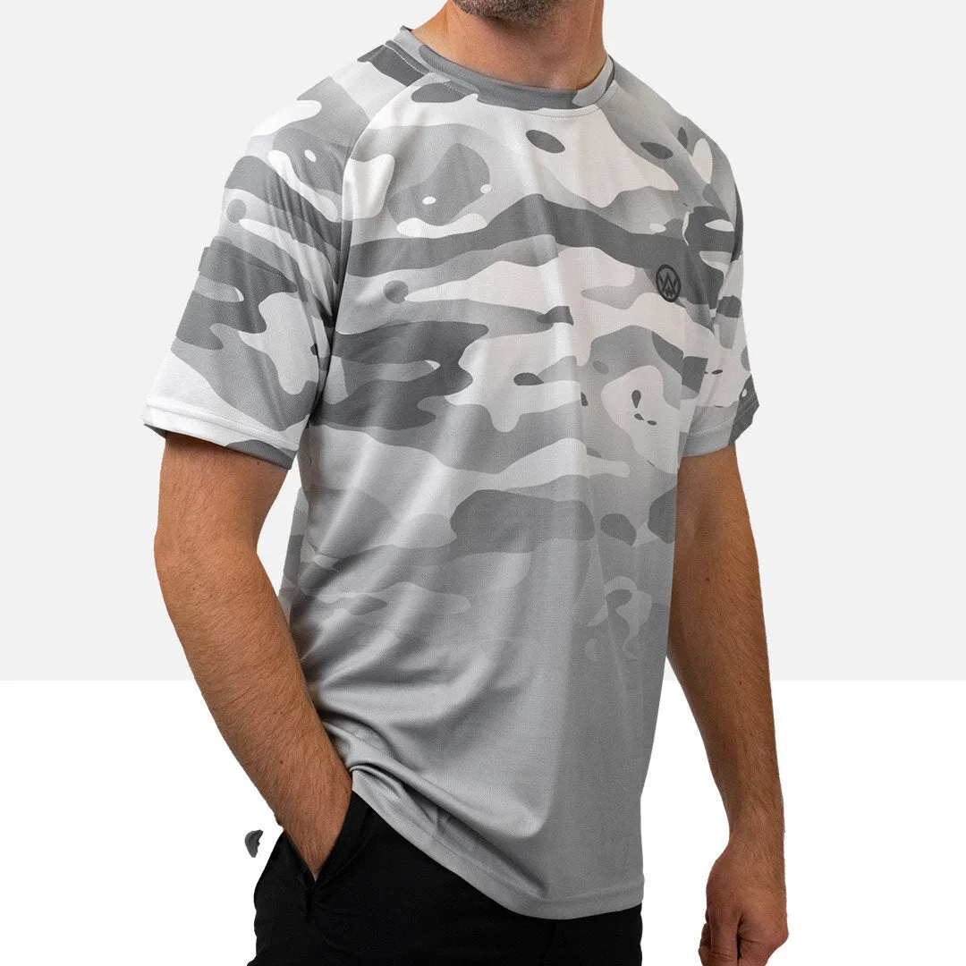 Arctic Camo Short Sleeve MTB Jersey