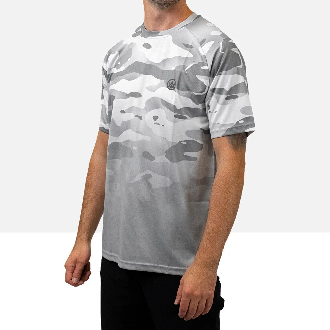 Arctic Camo Short Sleeve MTB Jersey