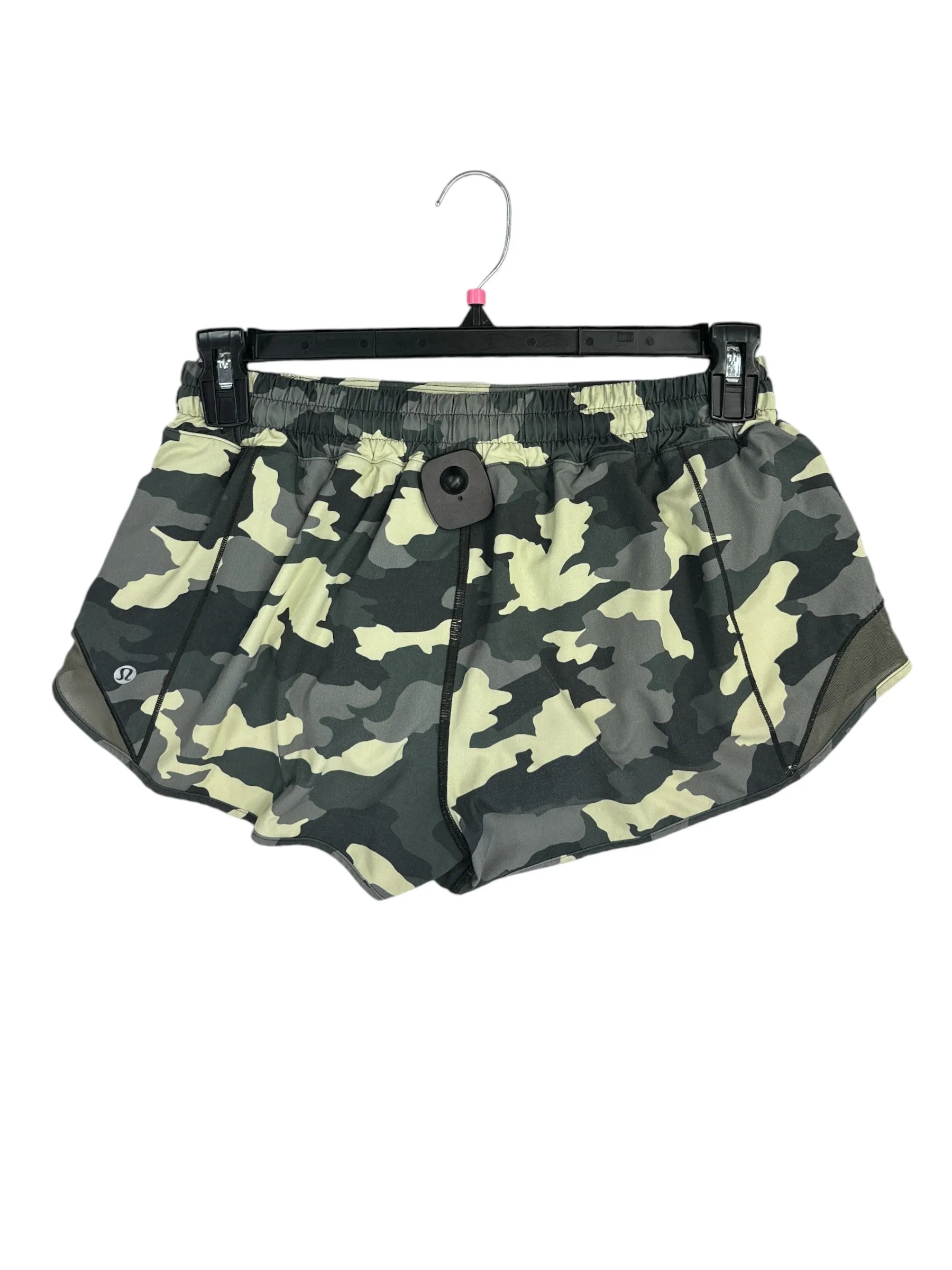 Athletic Shorts By Lululemon In Camouflage Print, Size: M