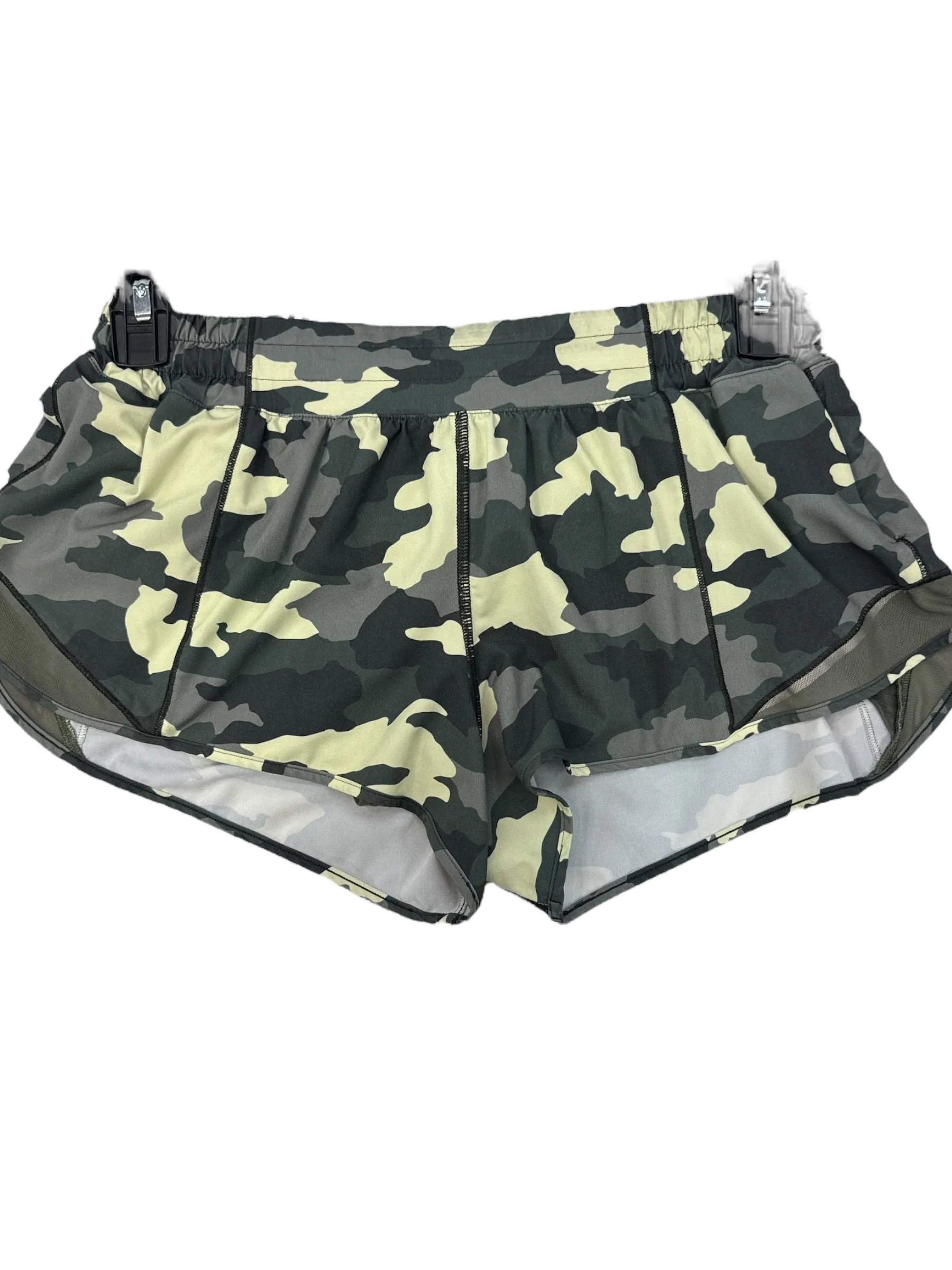 Athletic Shorts By Lululemon In Camouflage Print, Size: M