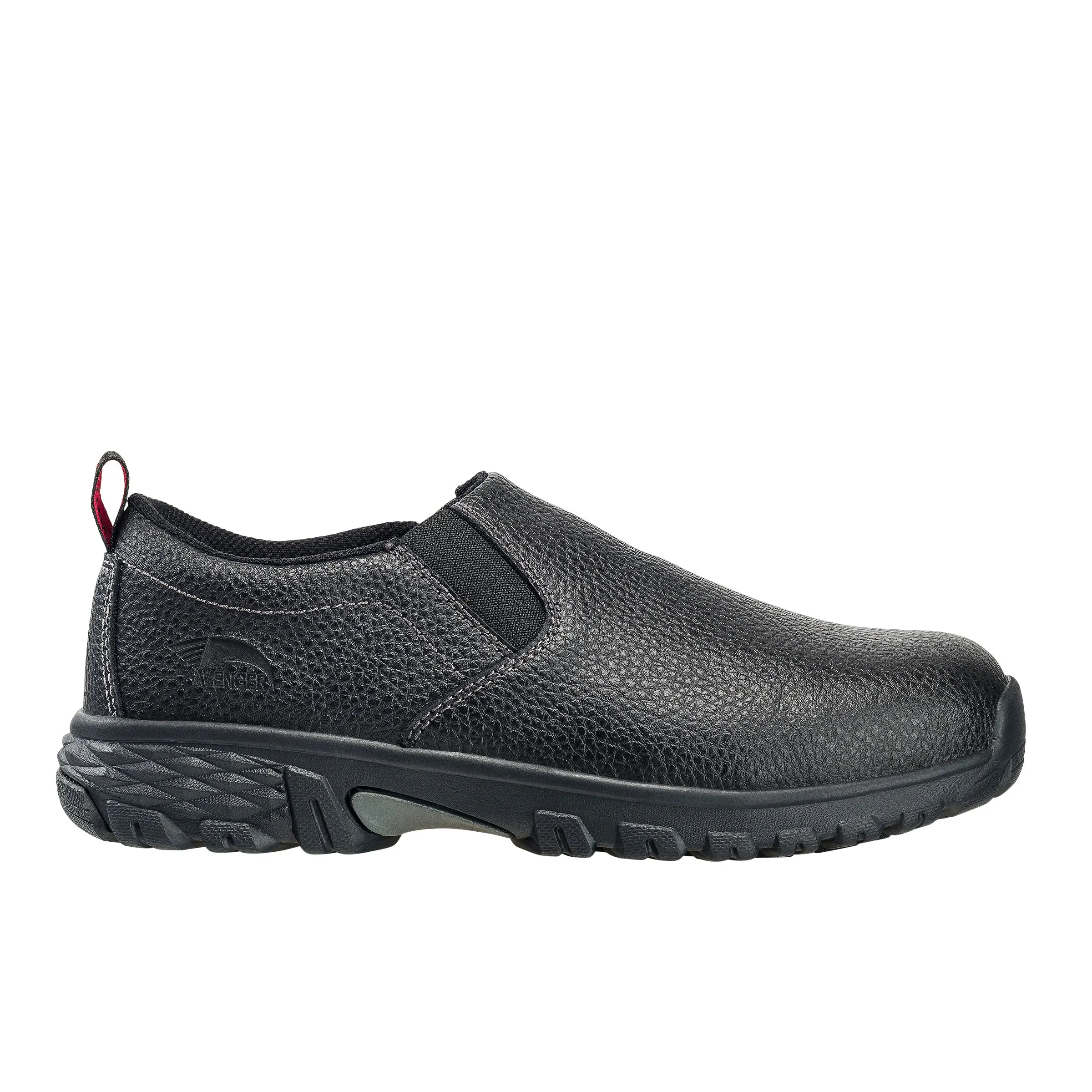 Avenger Men's Flight Black Alloy Toe SD10 Slip-On Work Shoe