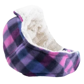 Aviator Dog Hat | Purple Check