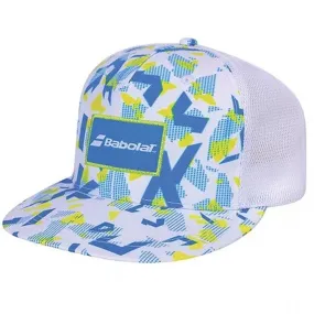 Babolat Trucker Cap, White/Blue Aster