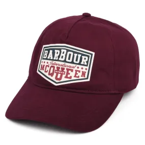 Barbour International SMQ Graphic Baseball Cap - Merlot