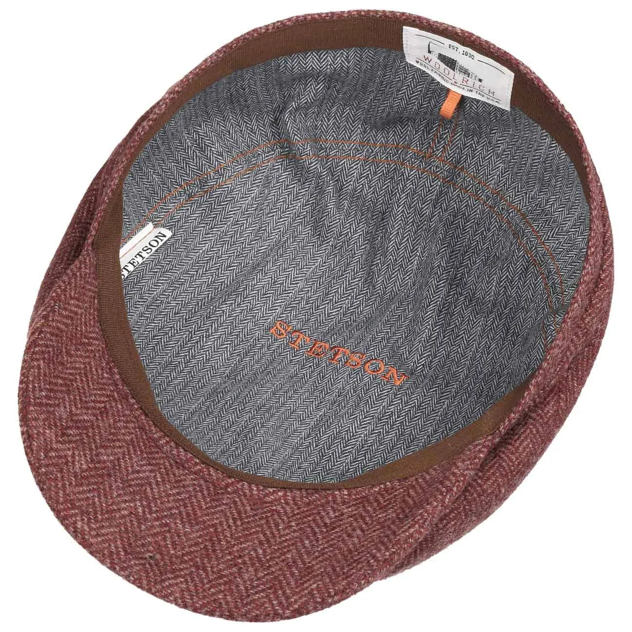 Belfast Classic Wool Flat Cap by Stetson