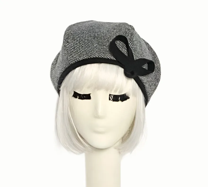 Beret Hat Bow