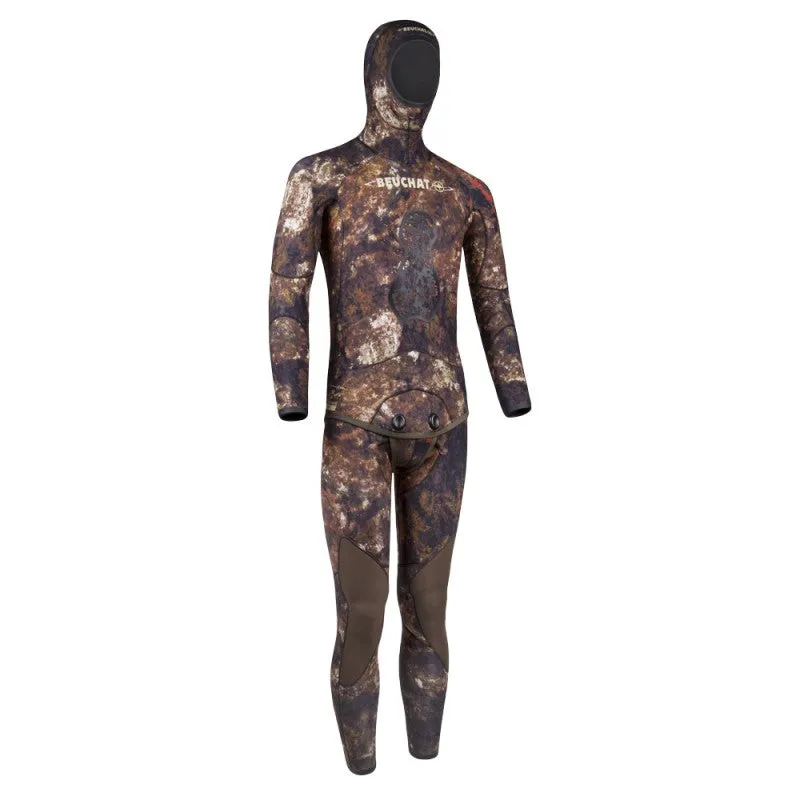 Beuchat Rocksea Trigocamo Competition Spot Wetsuit 5.0mm Jacket and Long John