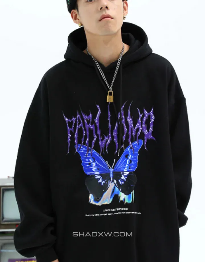 Black Butterfly Hoodie