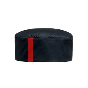 Black Cap with Red Piping - MANELLI