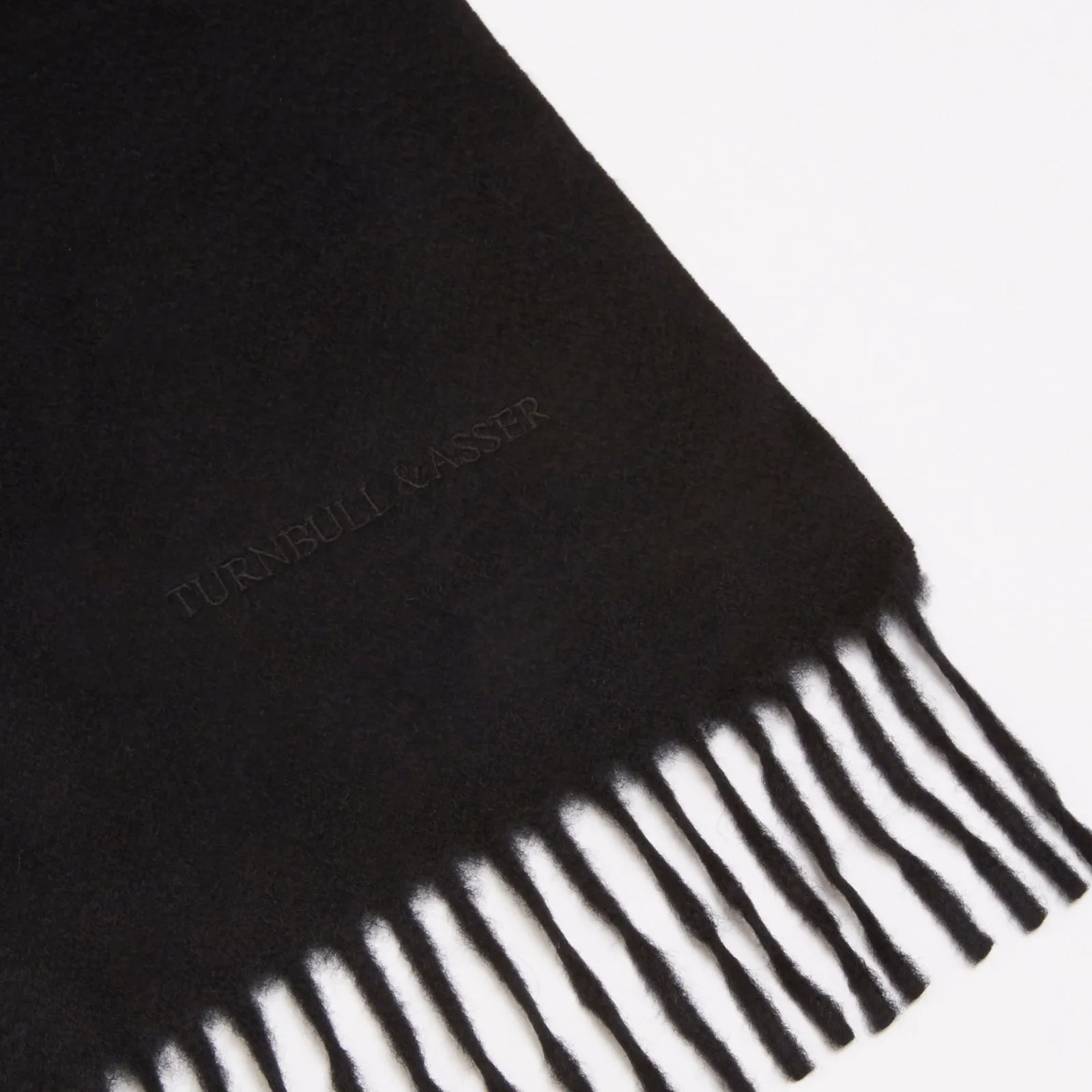 Black Pure Cashmere Scarf