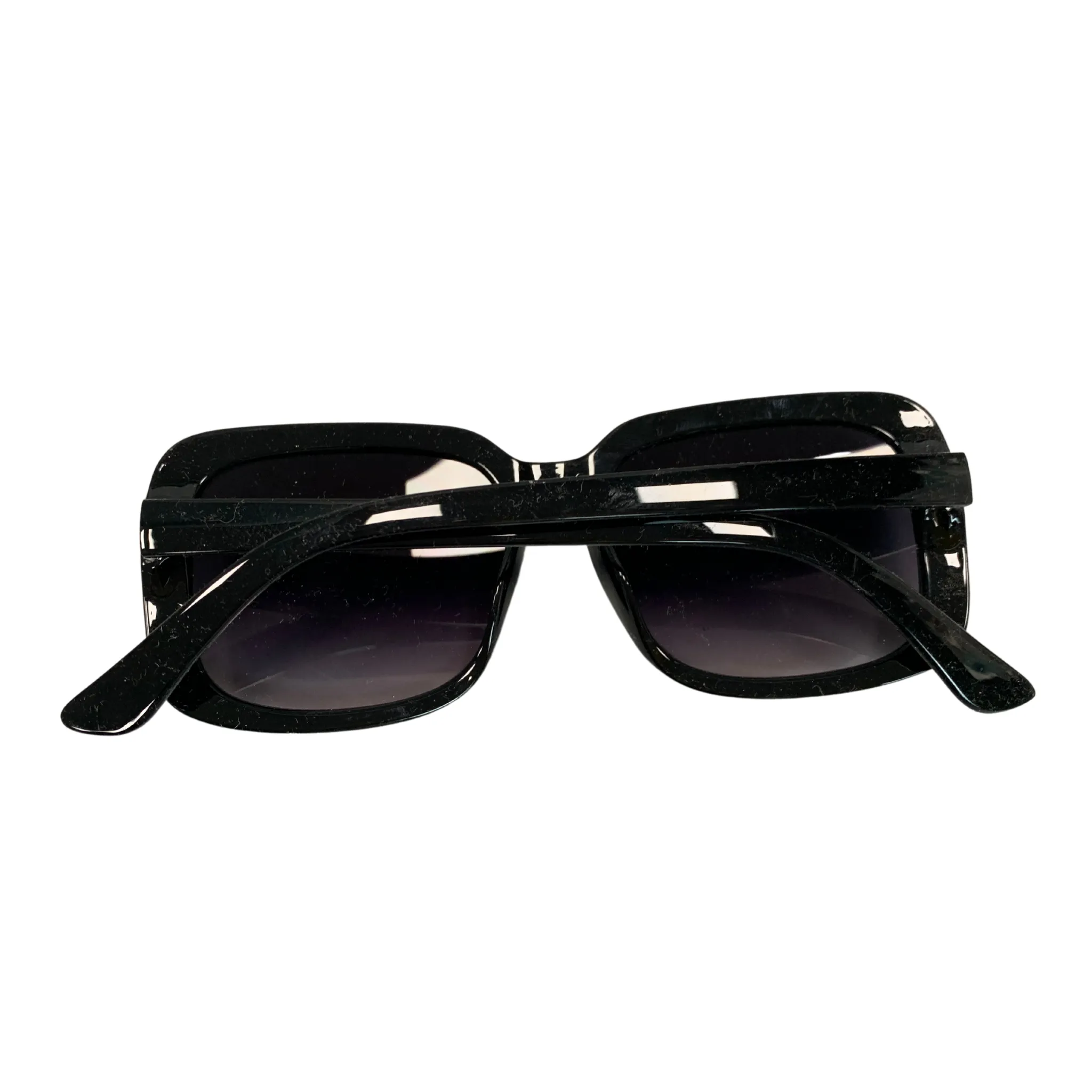 BLACK SQUARE VINTAGE STYLE 70s SUNGLASSES