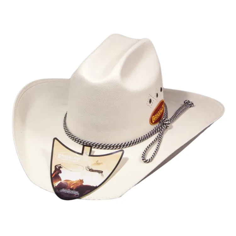 Brigalow Triple Diamond Western Hat - White