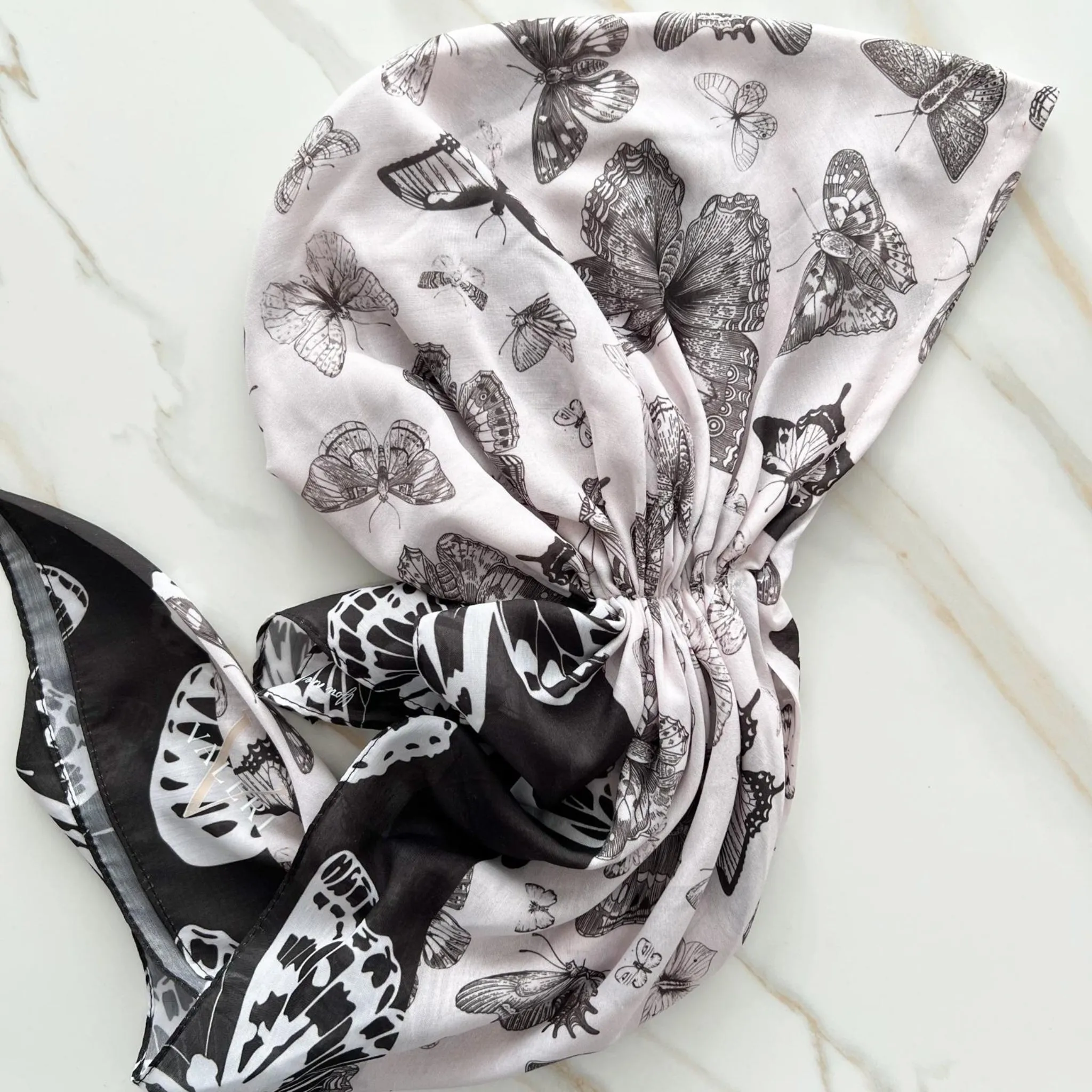 Butterfly Headscarf by Valeri Many Styles