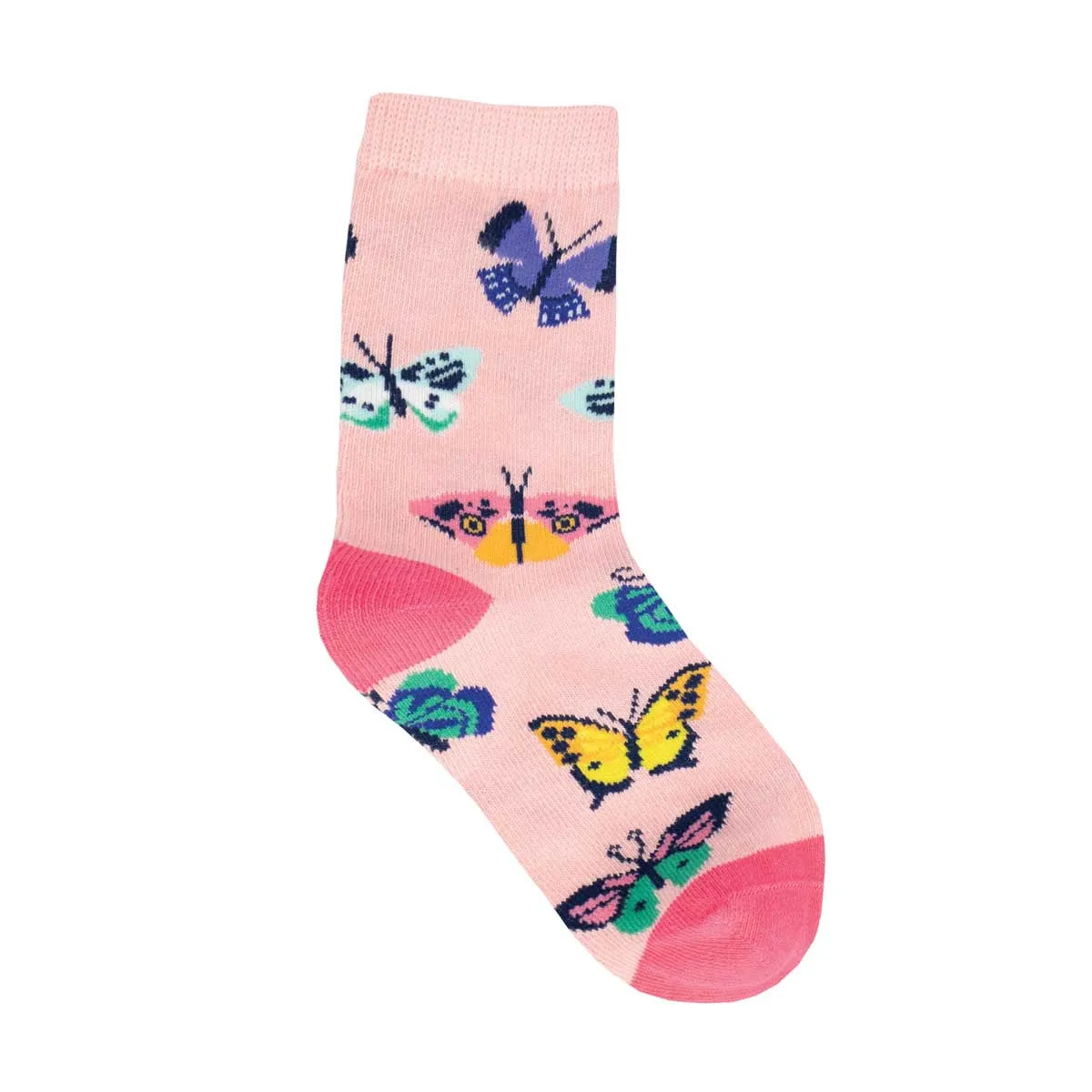 BUTTERFLY MIGRATION Pattern Socks (Ages 1-2, 3-5)